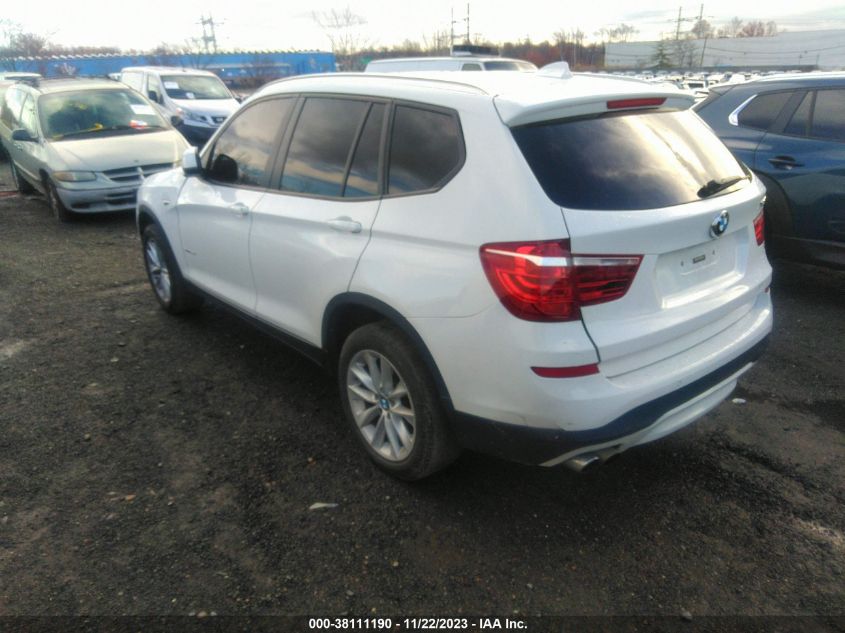 2017 BMW X3 XDRIVE28I - 5UXWX9C53H0T07237