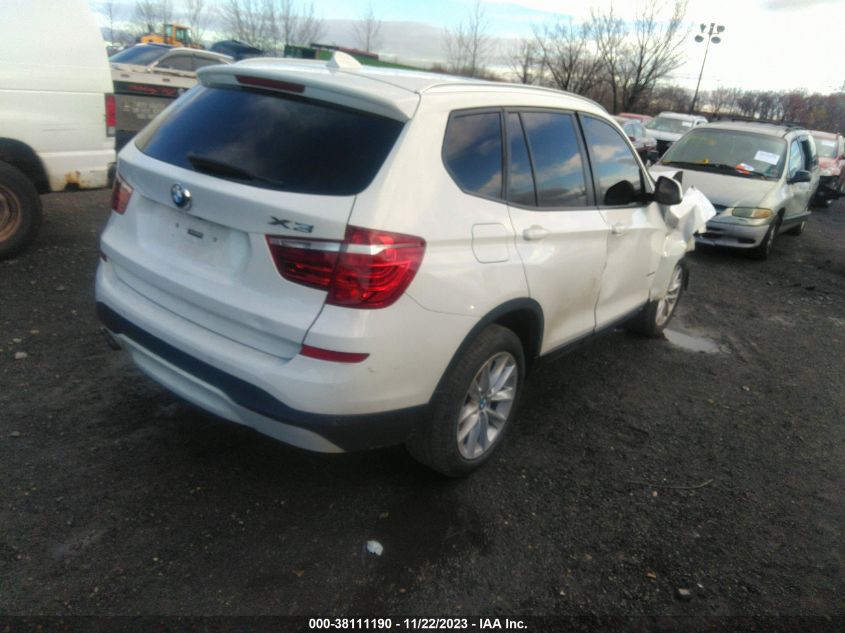 2017 BMW X3 XDRIVE28I - 5UXWX9C53H0T07237