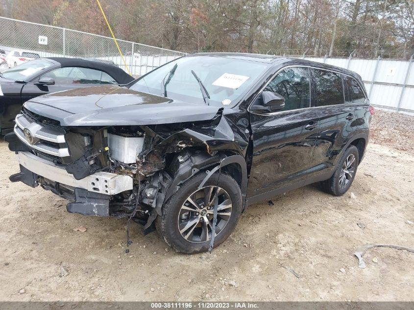 2019 TOYOTA HIGHLANDER LE PLUS - 5TDZZRFH3KS354710