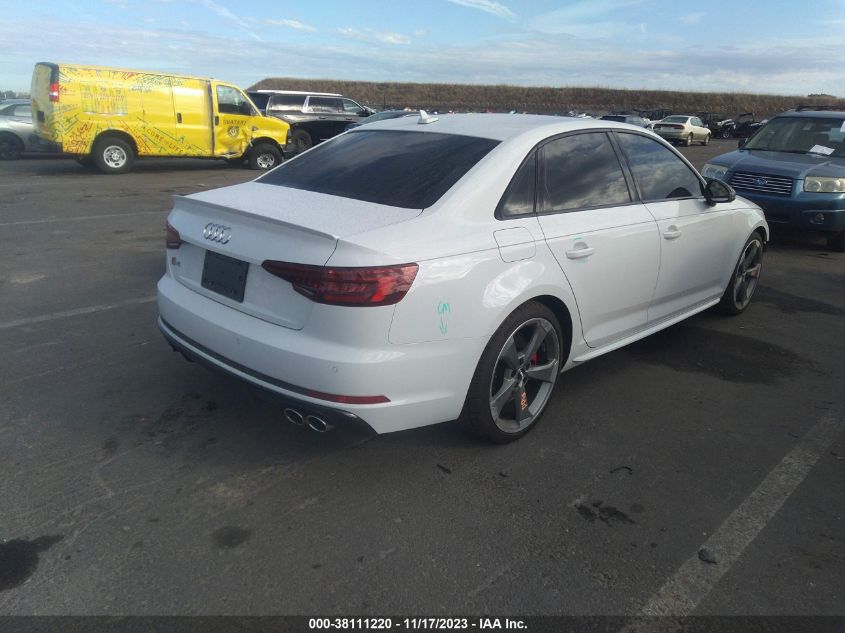 VIN WAUC4AF47KA068050 2019 AUDI S4 PRESTIGE