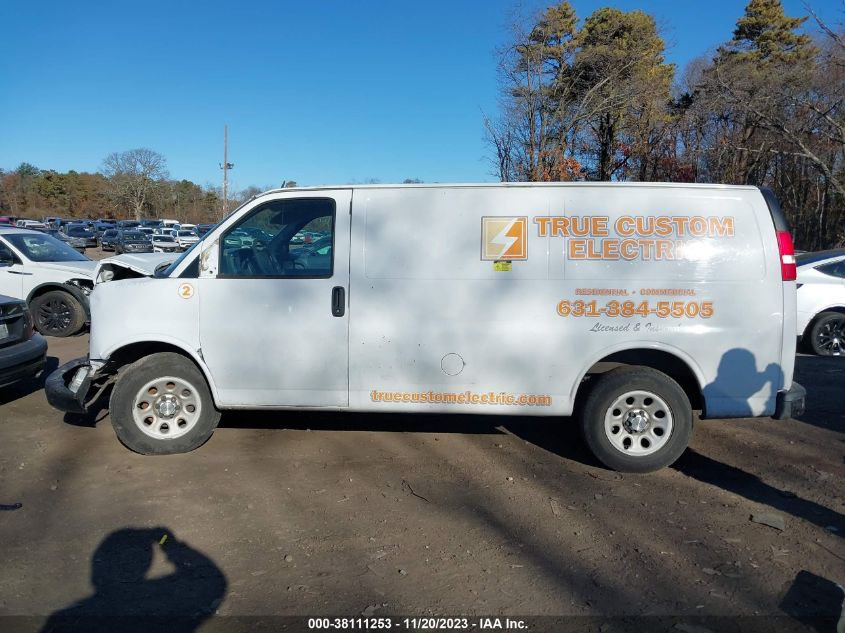 2013 CHEVROLET EXPRESS 1500 WORK VAN - 1GCSGAFX4D1163328