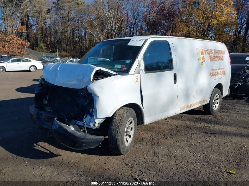 2013 CHEVROLET EXPRESS 1500 WORK VAN - 1GCSGAFX4D1163328