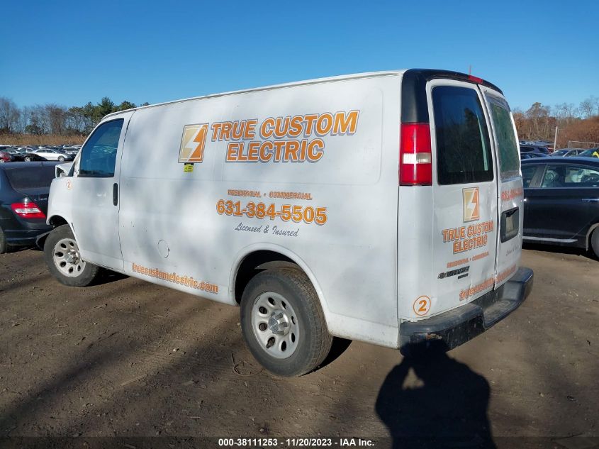 2013 CHEVROLET EXPRESS 1500 WORK VAN - 1GCSGAFX4D1163328