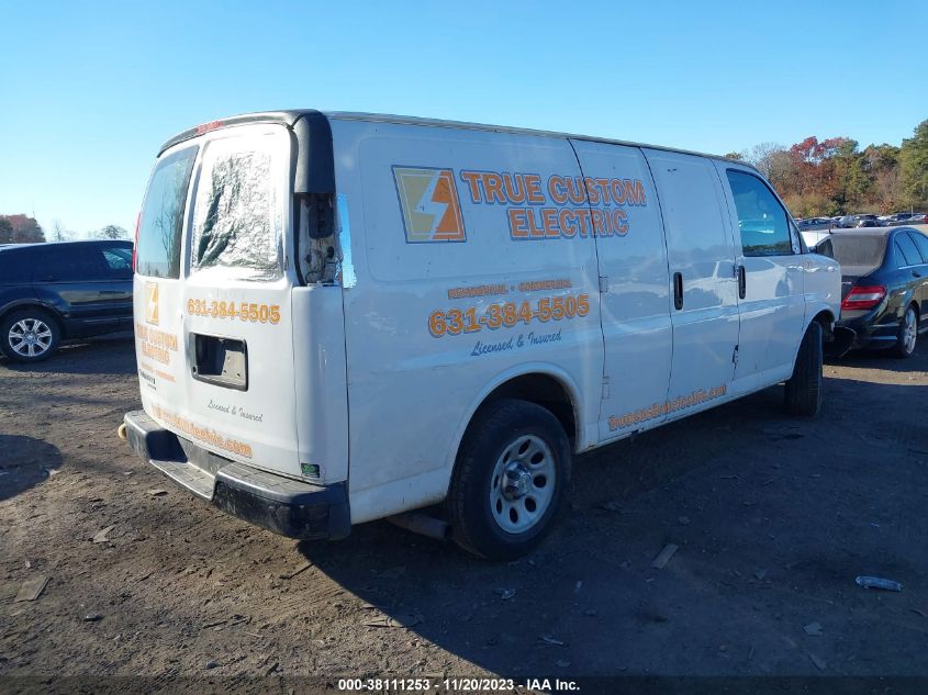 2013 CHEVROLET EXPRESS 1500 WORK VAN - 1GCSGAFX4D1163328