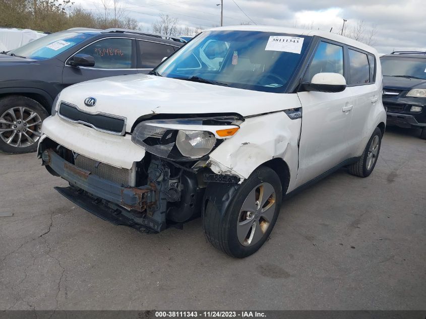 2016 KIA SOUL BASE - KNDJN2A26G7254735