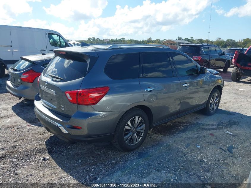 2020 NISSAN PATHFINDER SL 4WD - 5N1DR2CM7LC609750