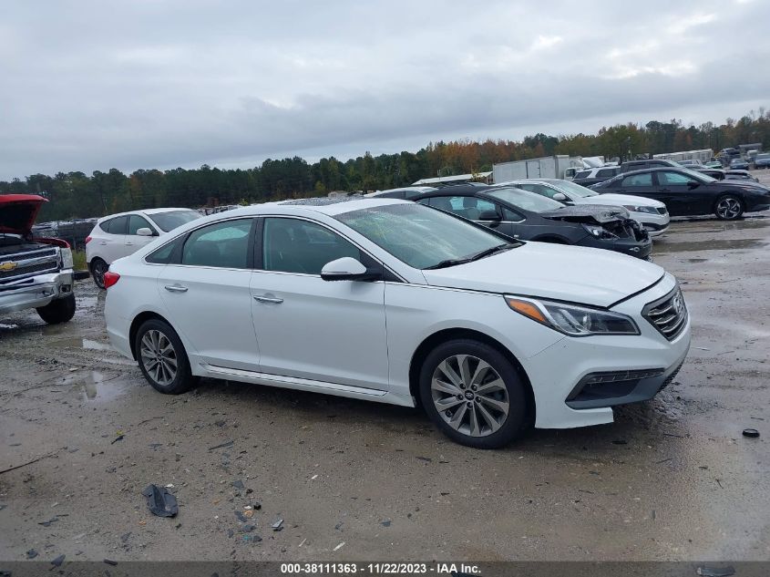 2017 HYUNDAI SONATA SPORT - 5NPE34AF3HH443071