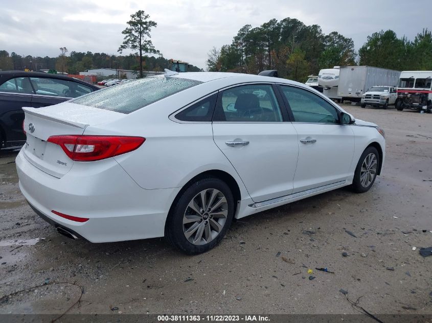 2017 HYUNDAI SONATA SPORT - 5NPE34AF3HH443071