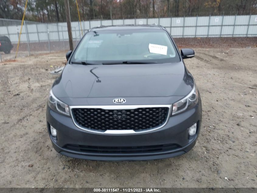 2016 KIA SEDONA SX KNDMC5C13G6135572