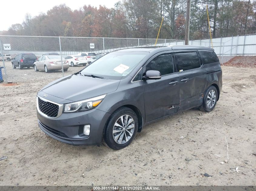 2016 KIA SEDONA SX KNDMC5C13G6135572