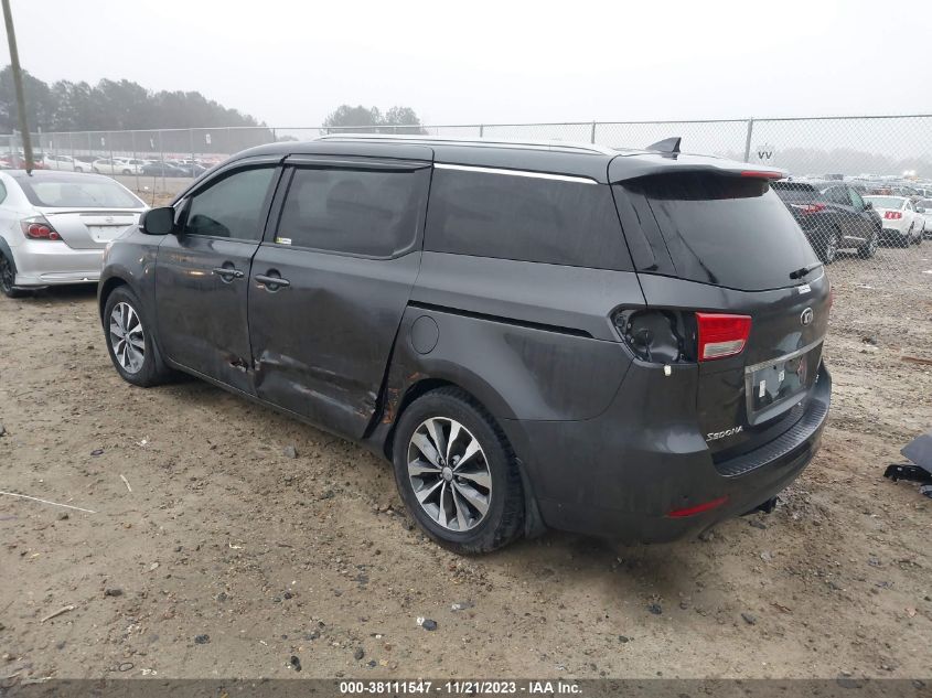 2016 KIA SEDONA SX KNDMC5C13G6135572