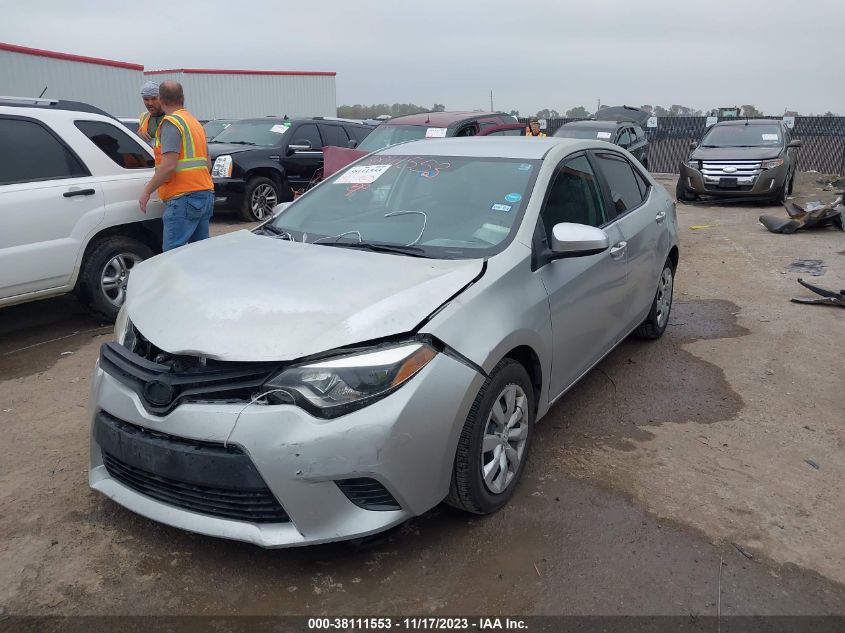 2015 TOYOTA COROLLA LE - 5YFBURHE6FP295508