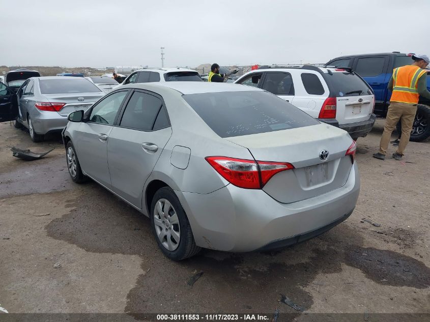 2015 TOYOTA COROLLA LE - 5YFBURHE6FP295508