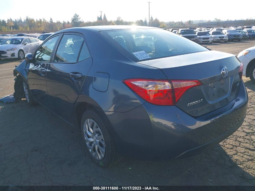 2019 TOYOTA COROLLA LE - 2T1BURHE7KC196268