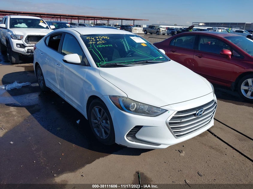HYUNDAI ELANTRA SEL/VALUE/LIMITED 2018