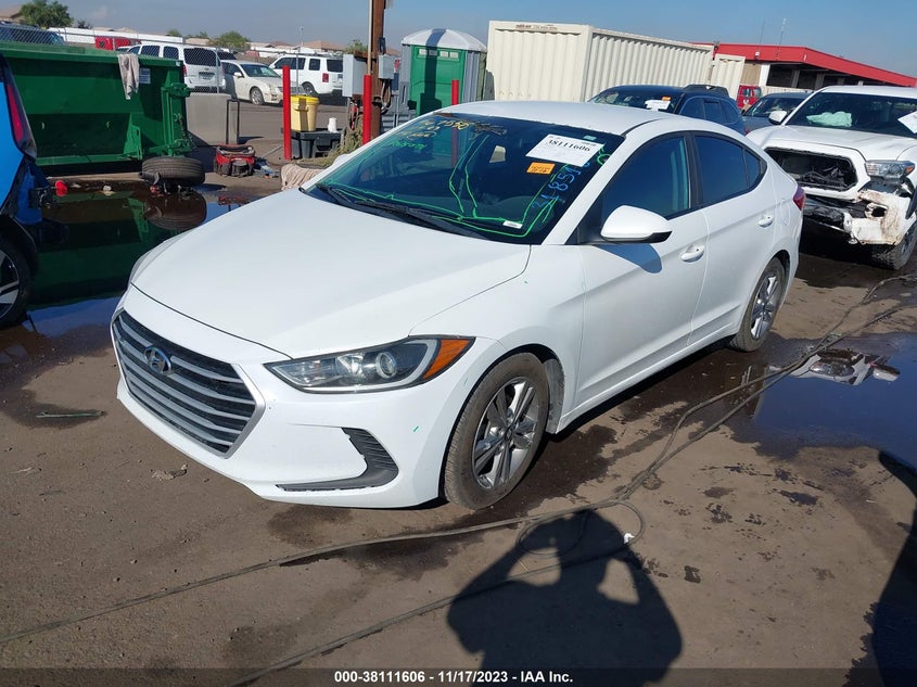 VIN 5NPD84LF4JH318516 2018 HYUNDAI ELANTRA SEL/VALUE/LIMITED