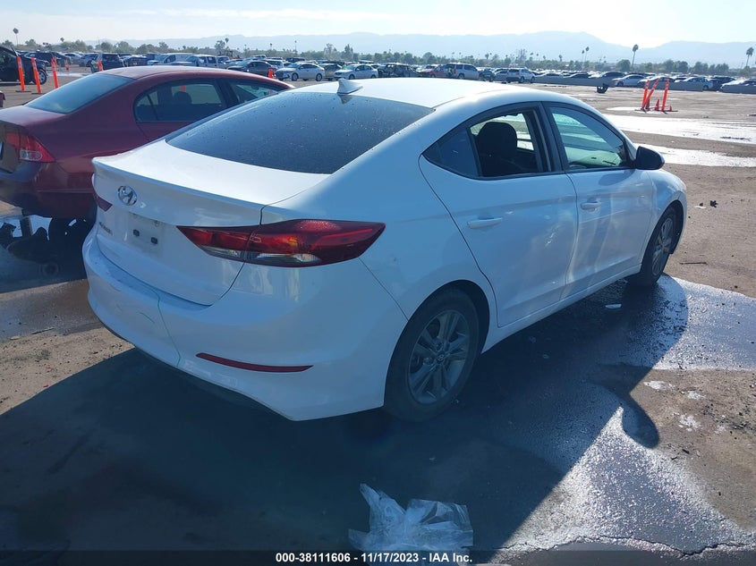 VIN 5NPD84LF4JH318516 2018 HYUNDAI ELANTRA SEL/VALUE/LIMITED