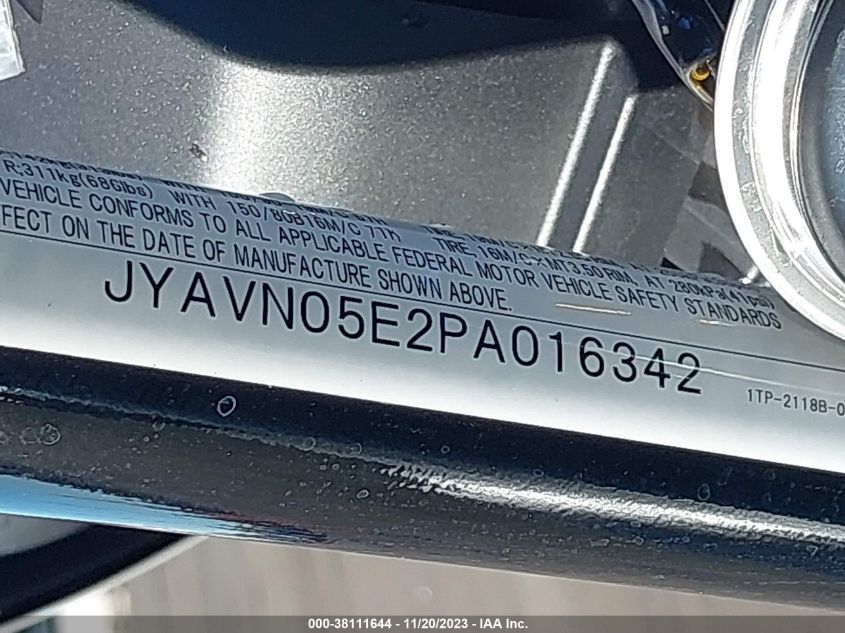 2023 YAMAHA XVS950 CUD JYAVN05E2PA016342