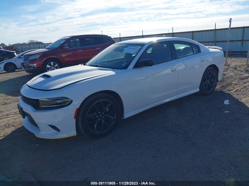 VIN 2C3CDXHG2NH236068 2022 DODGE CHARGER GT RWD