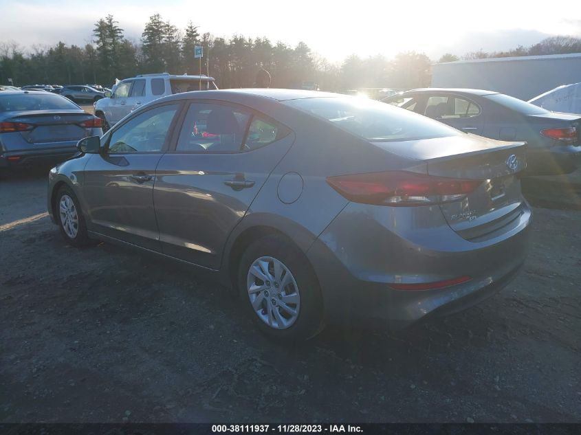 2018 HYUNDAI ELANTRA SE - 5NPD74LF4JH284113