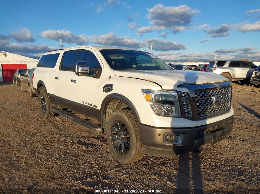 Lot #2536939775 2016 NISSAN TITAN XD PLATINUM RESERVE DIESEL salvage car