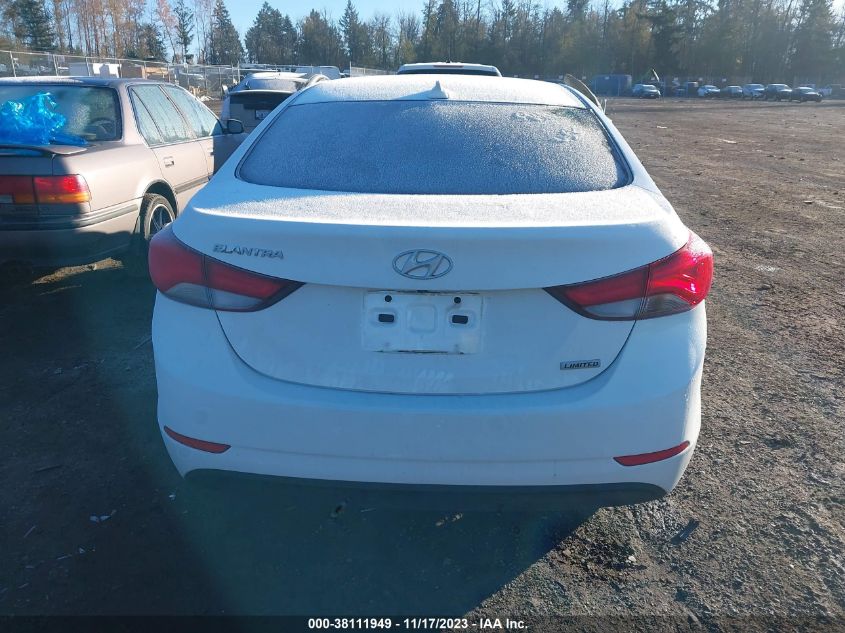 2014 HYUNDAI ELANTRA SE/SPORT/LIMITED - 5NPDH4AE8EH460447