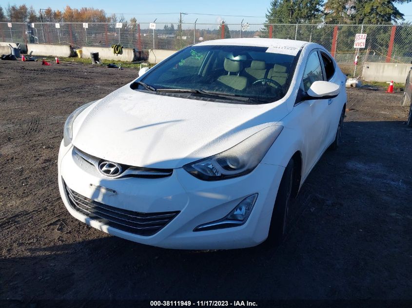 2014 HYUNDAI ELANTRA SE/SPORT/LIMITED - 5NPDH4AE8EH460447