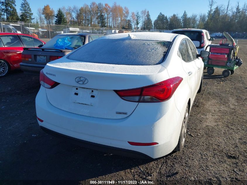 2014 HYUNDAI ELANTRA SE/SPORT/LIMITED - 5NPDH4AE8EH460447