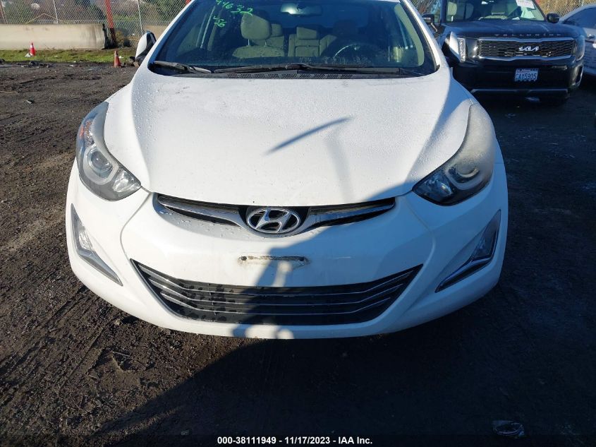2014 HYUNDAI ELANTRA SE/SPORT/LIMITED - 5NPDH4AE8EH460447