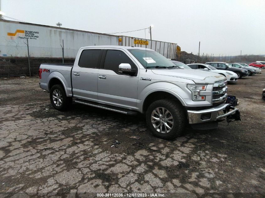 2016 FORD F-150 LARIAT - 1FTEW1EF6GFC10794