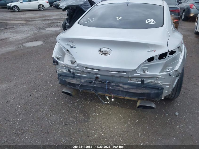 2013 HYUNDAI GENESIS 2.0T PREMIUM - KMHHT6KD9DU095214