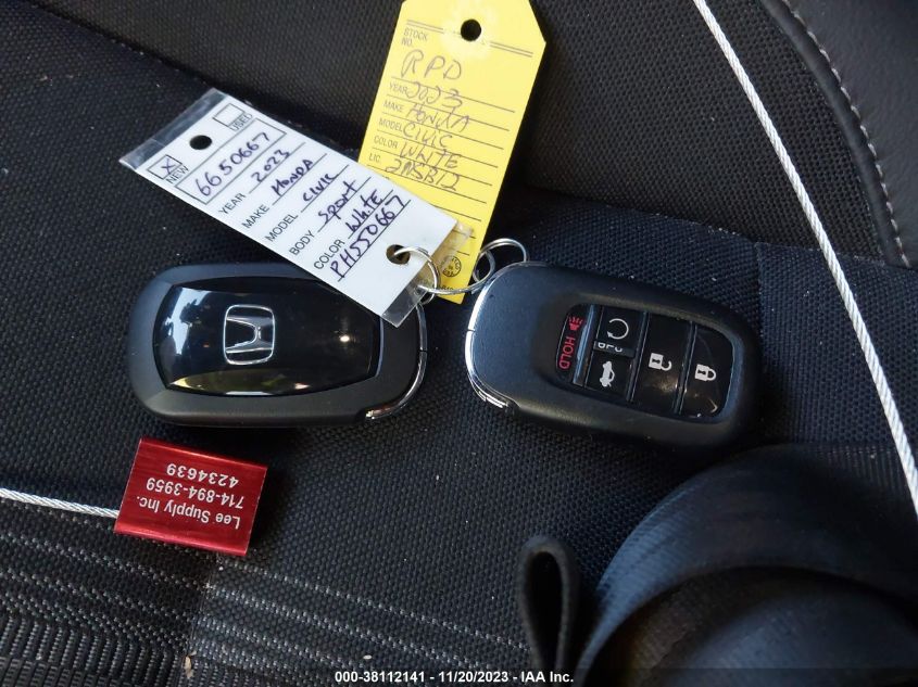 2023 HONDA CIVIC SPORT - 2HGFE2F57PH550667