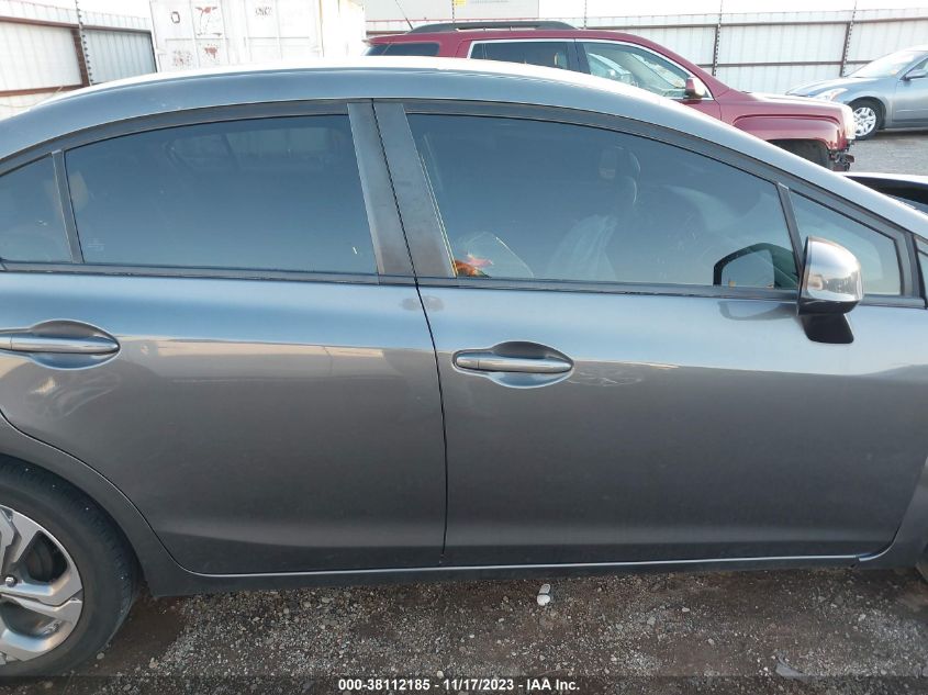 2013 HONDA CIVIC LX 19XFB2F50DE082330
