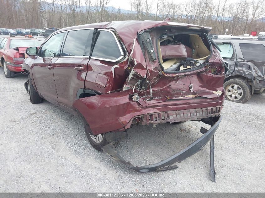 2014 TOYOTA HIGHLANDER LE PLUS V6 - 5TDZKRFH2ES024596