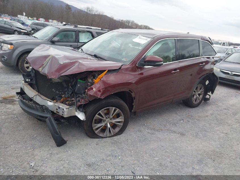 2014 TOYOTA HIGHLANDER LE PLUS V6 - 5TDZKRFH2ES024596