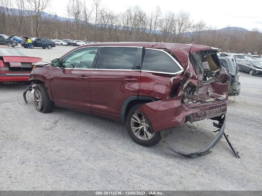 2014 TOYOTA HIGHLANDER LE PLUS V6 - 5TDZKRFH2ES024596