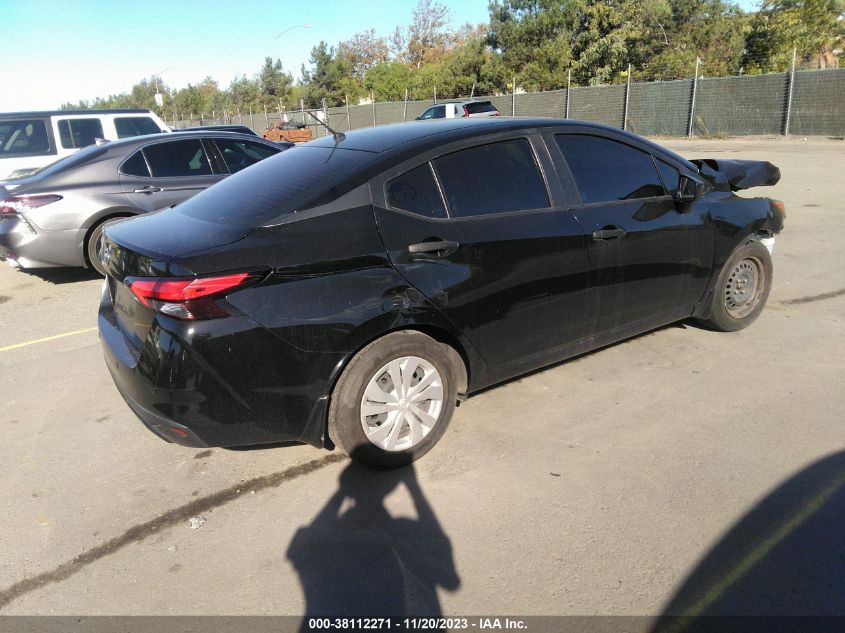 2020 NISSAN VERSA S XTRONIC CVT - 3N1CN8DV8LL903607