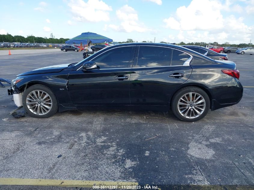 2018 INFINITI Q50 3.0T LUXE - JN1EV7AR8JM433270