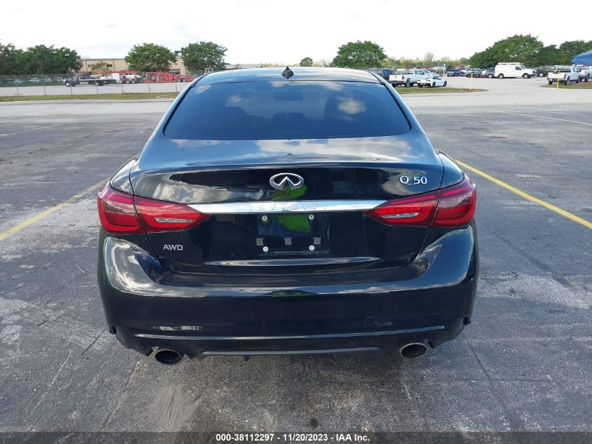 2018 INFINITI Q50 3.0T LUXE - JN1EV7AR8JM433270