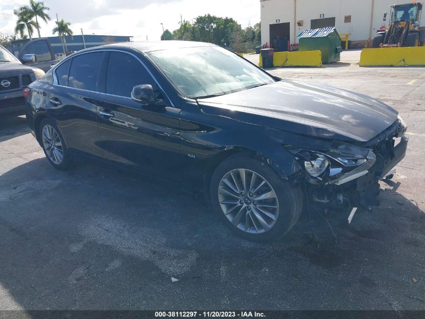 2018 INFINITI Q50 3.0T LUXE - JN1EV7AR8JM433270