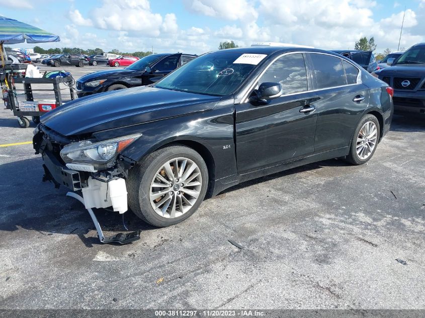 2018 INFINITI Q50 3.0T LUXE - JN1EV7AR8JM433270