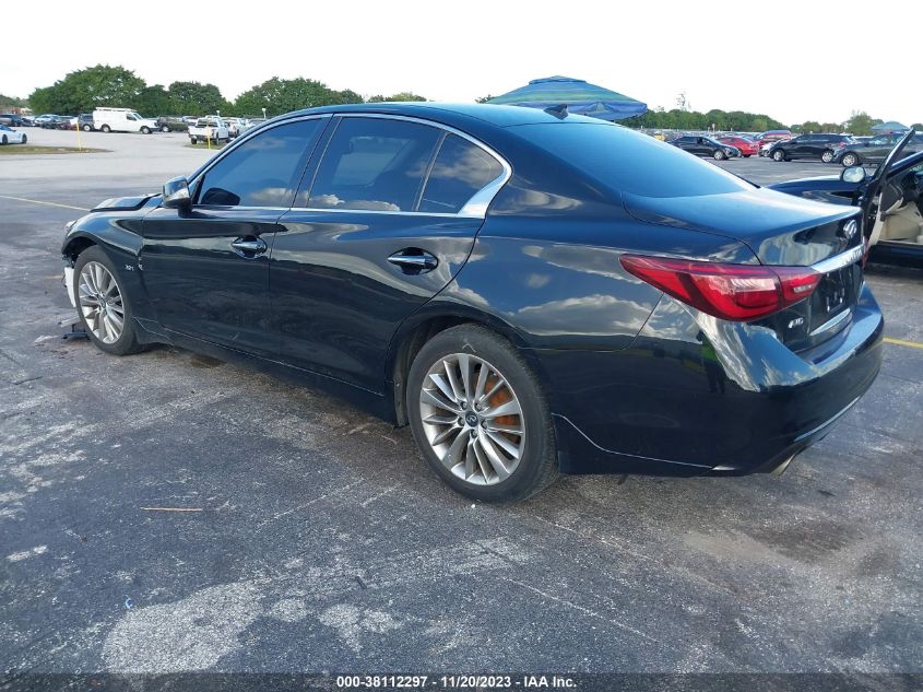 2018 INFINITI Q50 3.0T LUXE - JN1EV7AR8JM433270