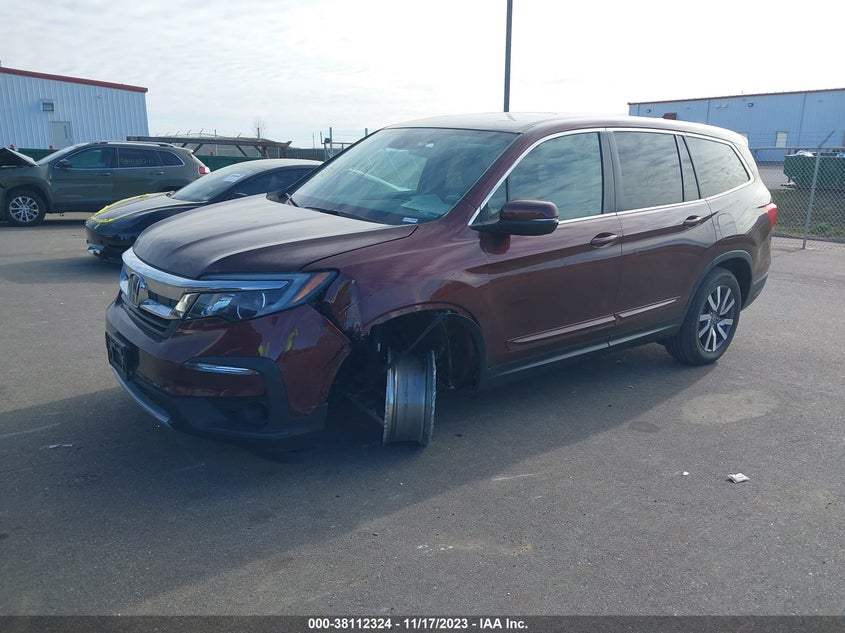 VIN 5FNYF6H52LB041935 2020 HONDA PILOT EXL
