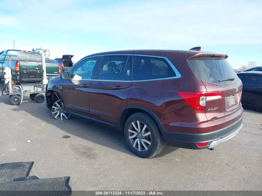 VIN 5FNYF6H52LB041935 2020 HONDA PILOT EXL