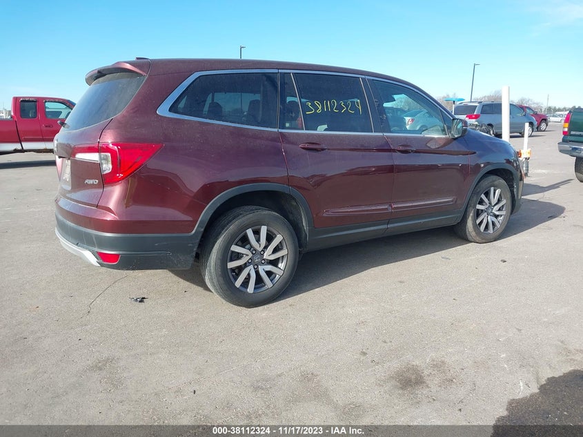 VIN 5FNYF6H52LB041935 2020 HONDA PILOT EXL
