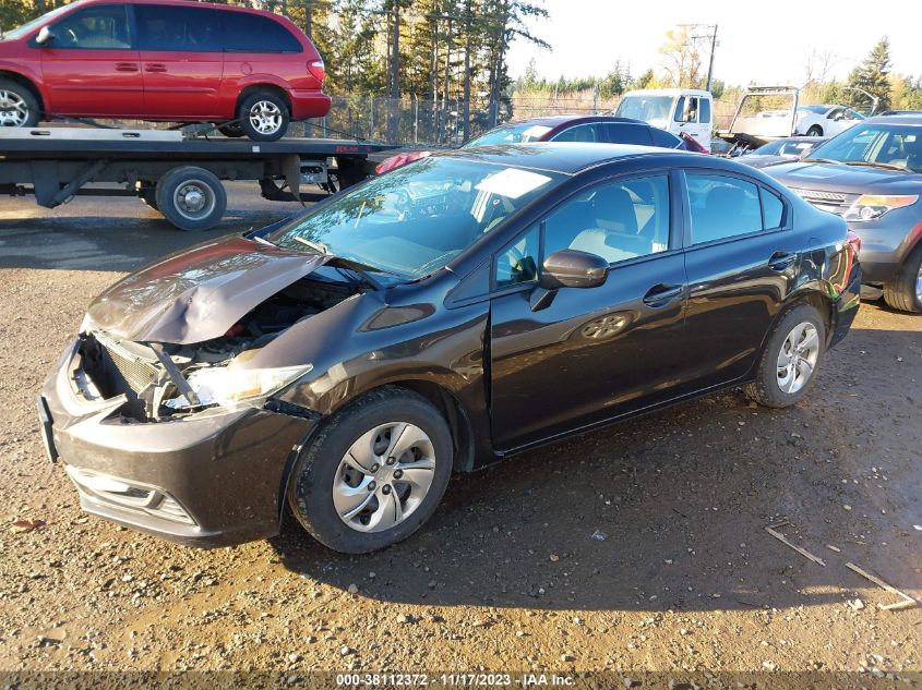 2014 HONDA CIVIC LX - 2HGFB2F54EH537171