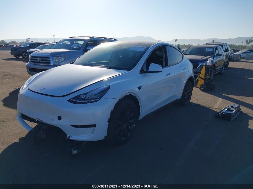 VIN 7SAYGDEE4PA048252 2023 TESLA MODEL Y