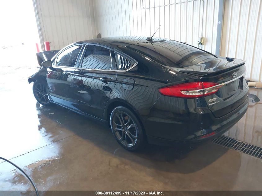 2018 FORD FUSION SE - 3FA6P0HD7JR267995