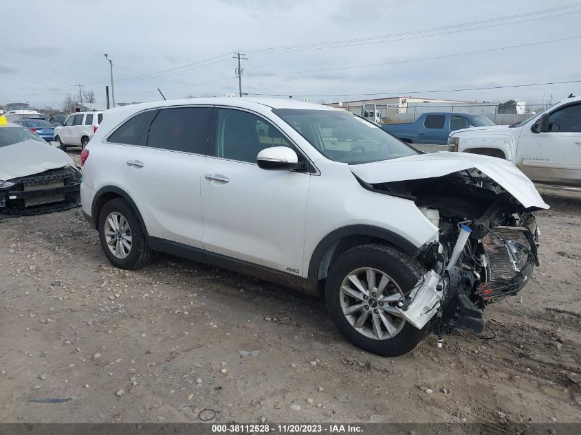 2019 KIA SORENTO 3.3L LX - 5XYPGDA52KG571790