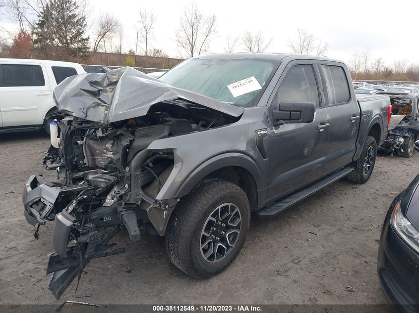 VIN 1FTEW1EP7NFB59814 2022 FORD F-150 XLT